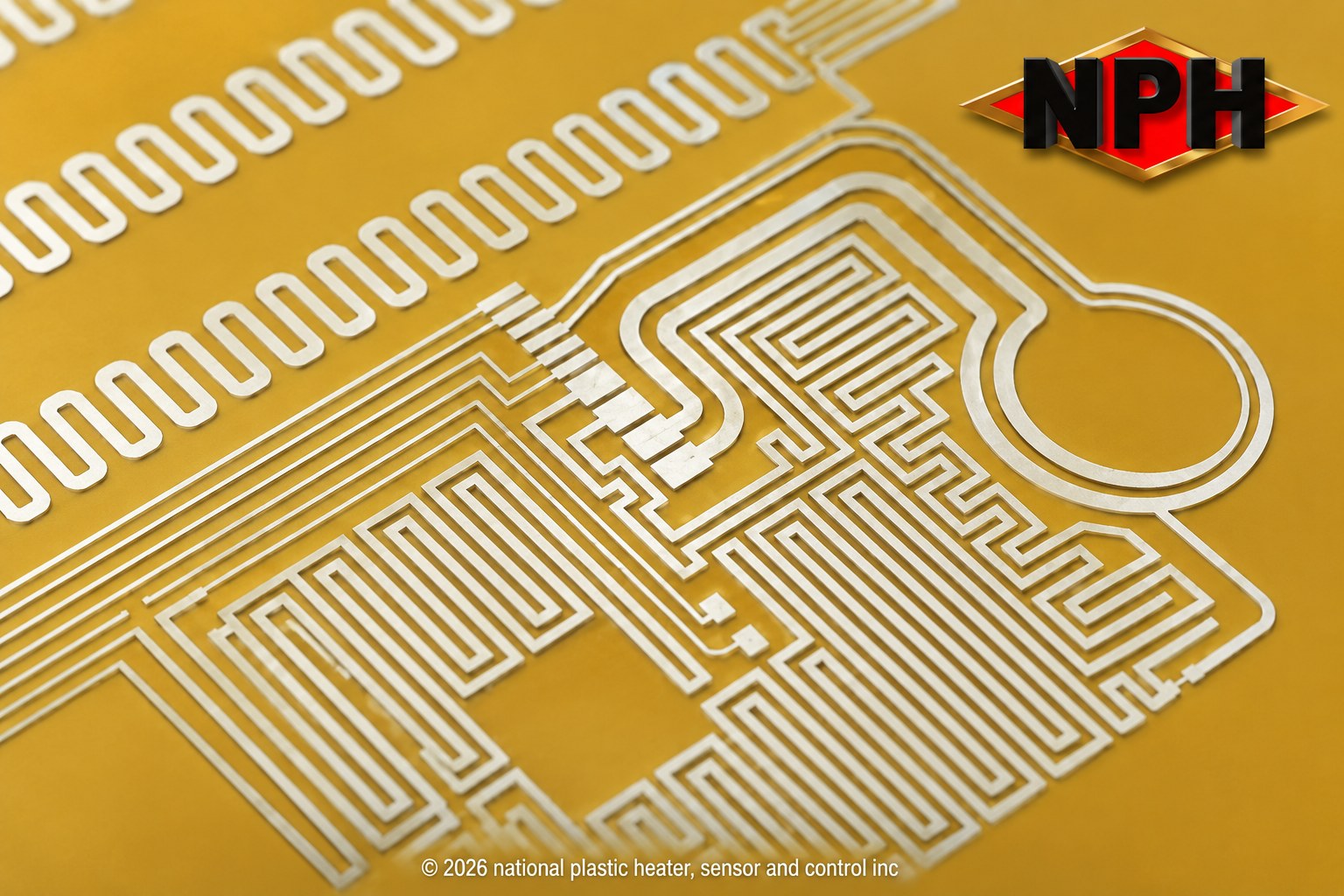 Kapton & Silcone Rubber Flexible Circuit Heater Integrated Assemblies